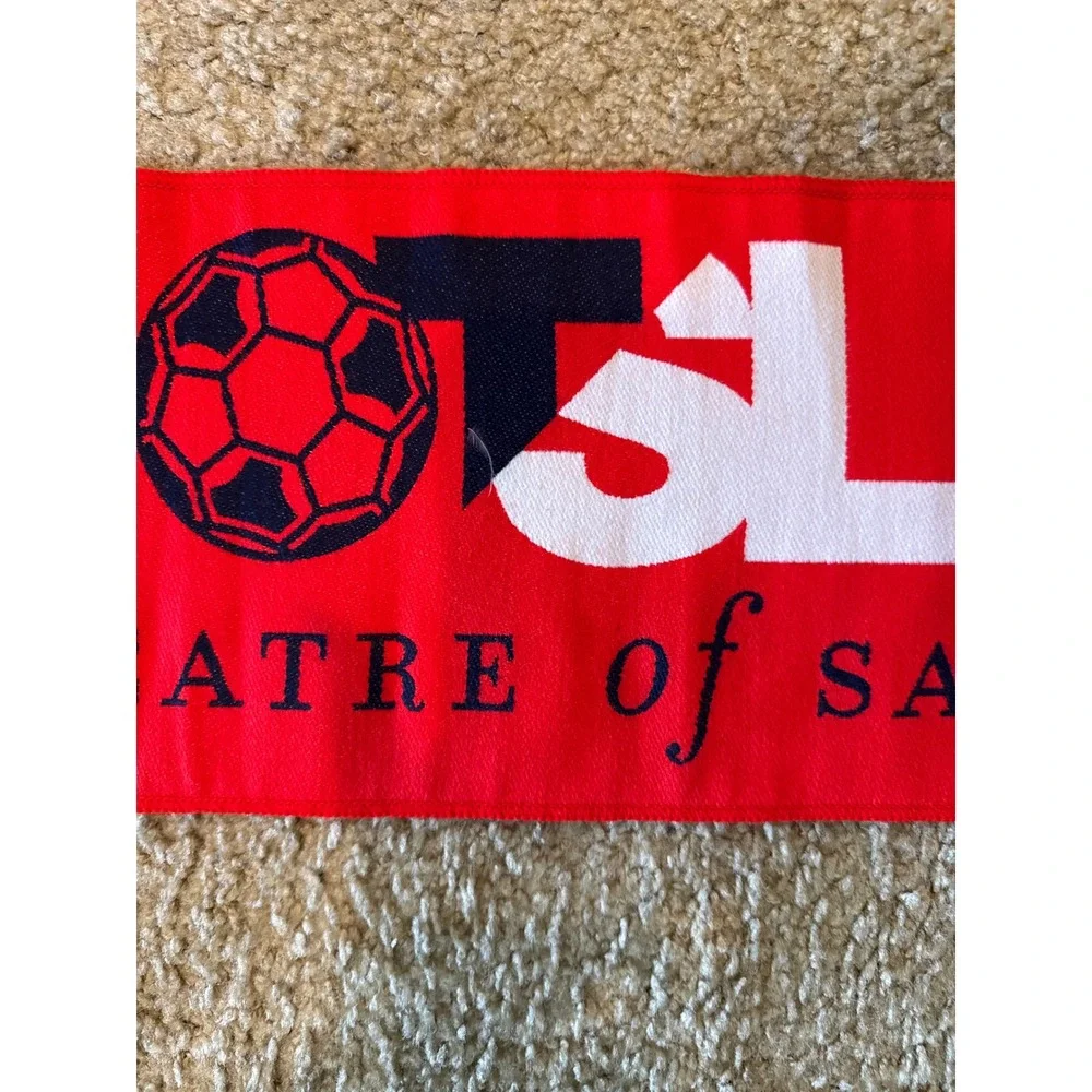 Opera Theatre of Saint Louis 2023 Soccer Scarf Diehard Custom Red OTSL Fringe